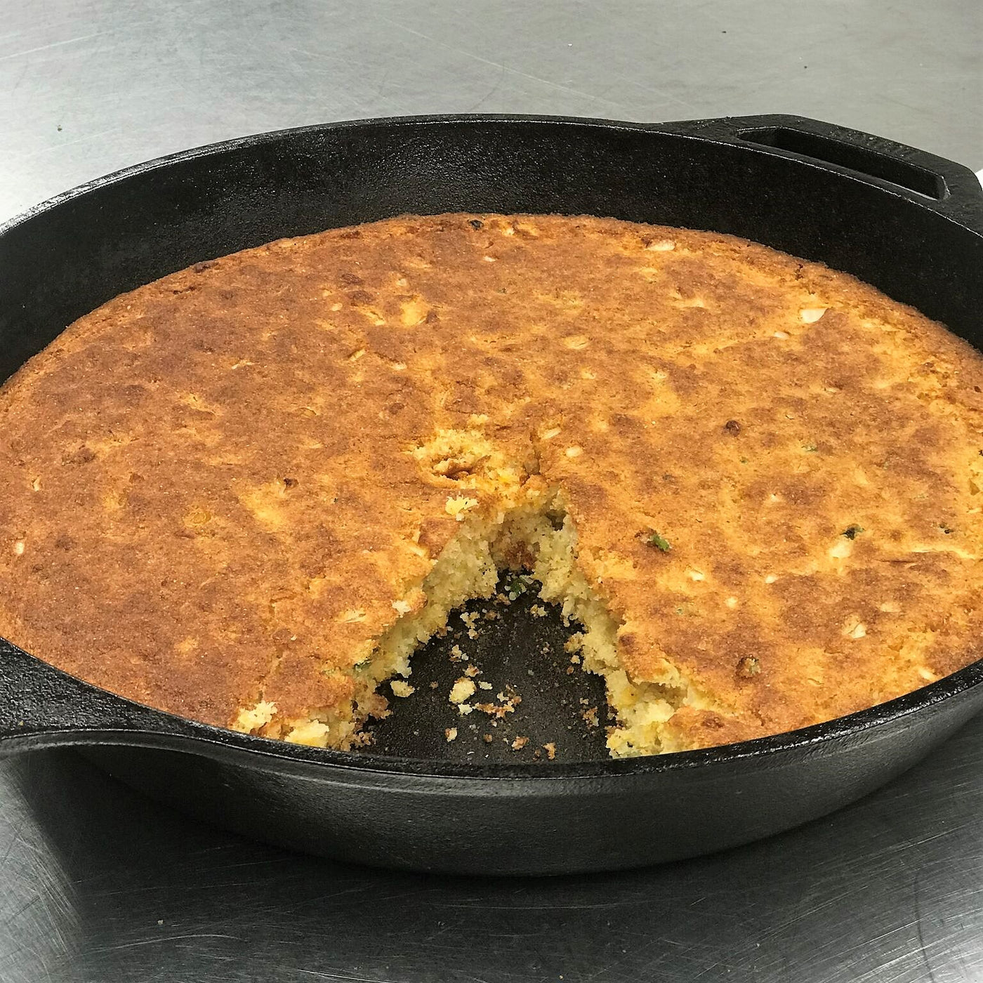Cast Iron Mexican Corn Bread