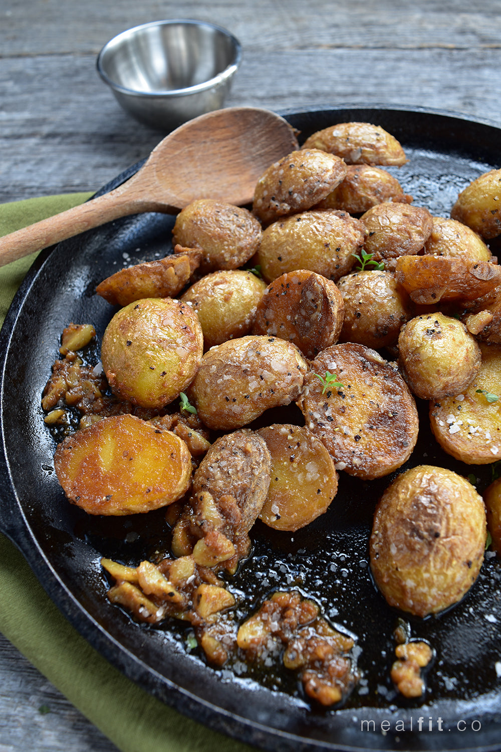 Buttery Lemon and Thyme Baby Potatoes
