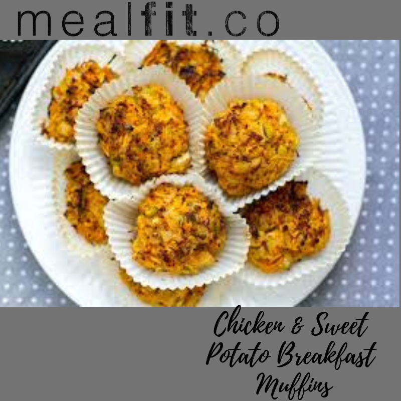 Chicken & Sweet Potato Breakfast Muffins