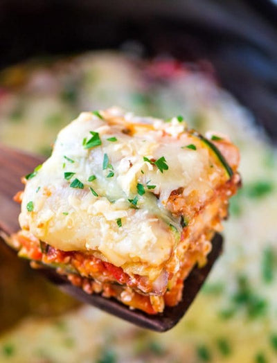 Lean Low Carb Crockpot Lasagna