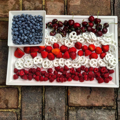 4th of July Flag Fruit Dessert