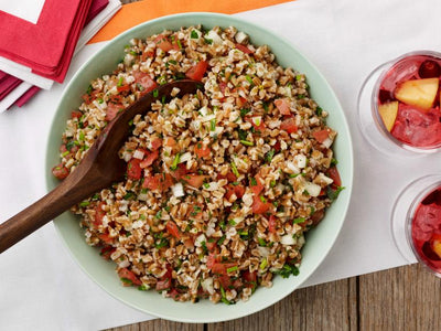 Fresh Farro Salad with Tomatoes and Herbs