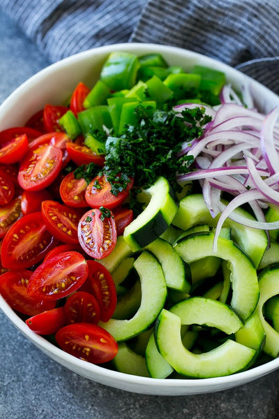 Cucumber Tomato Salad