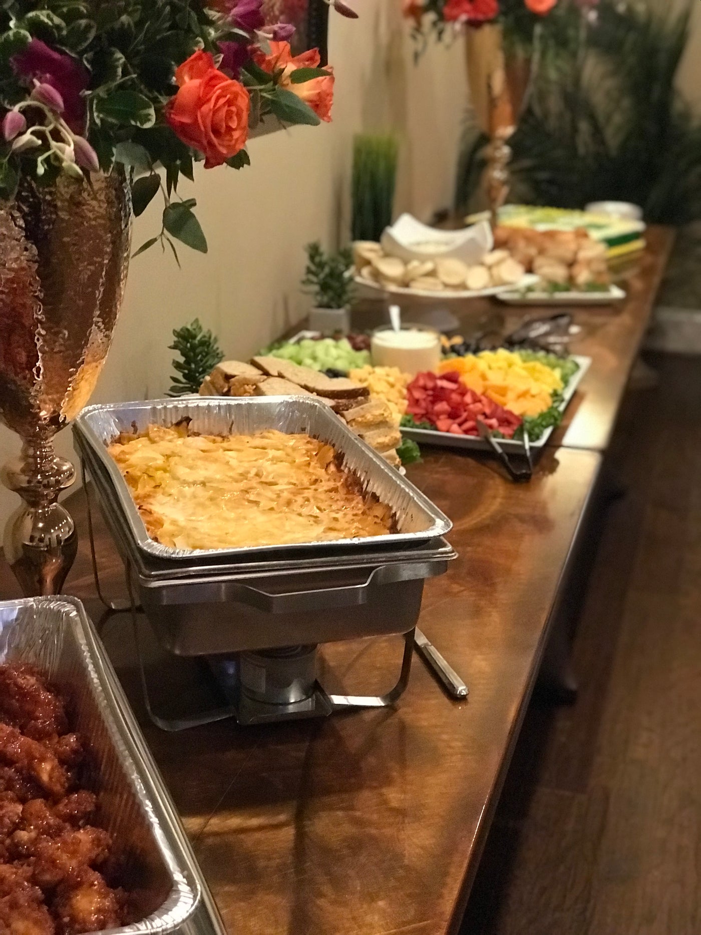 buffet spread