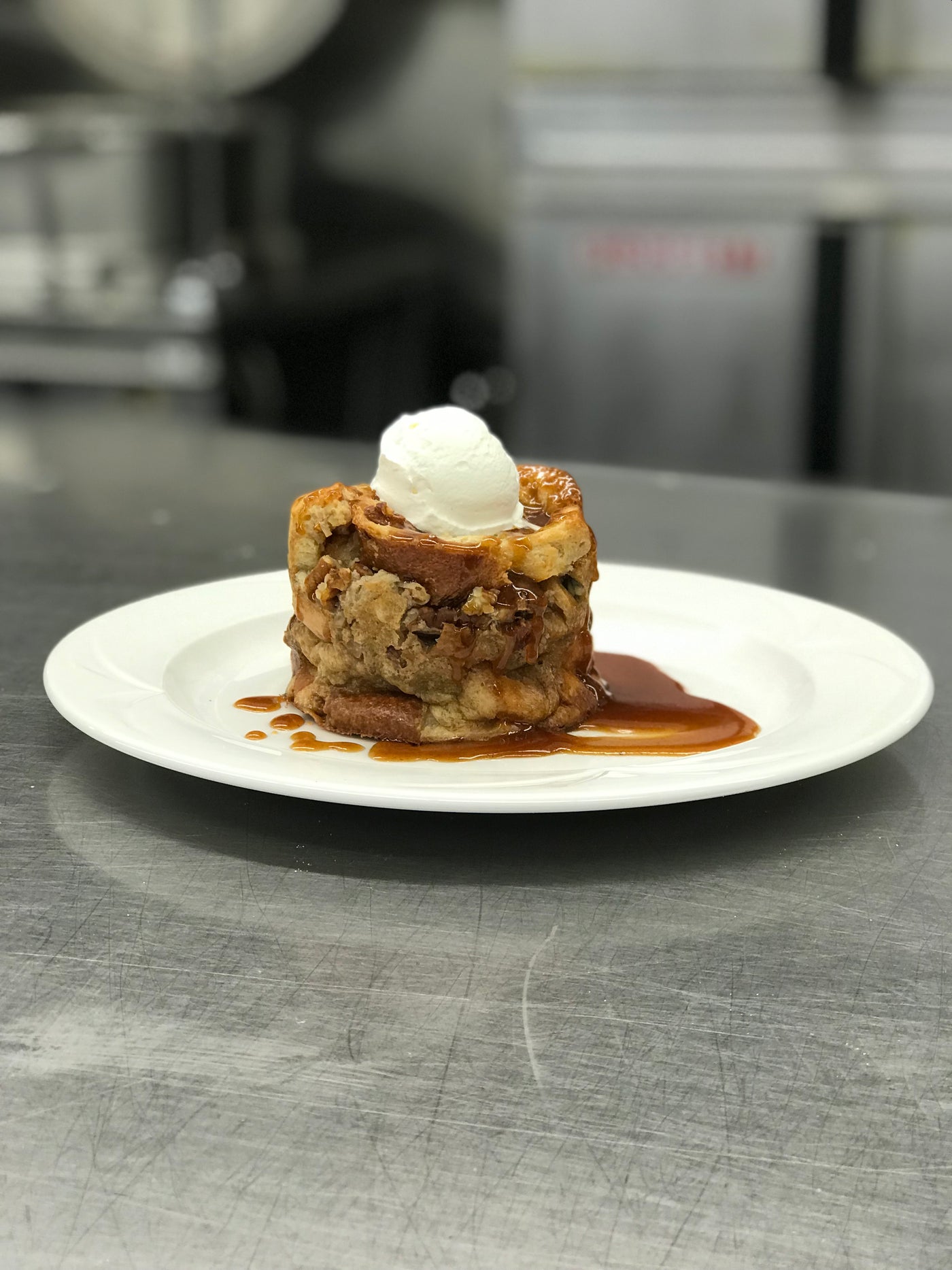 Seeing this wonderful bread pudding will make your mouth water