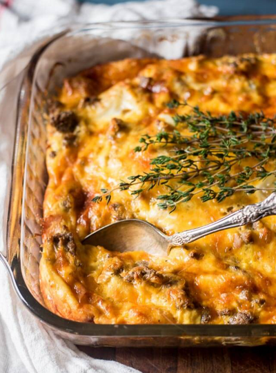 Stress-Free Make Ahead Breakfast Casserole