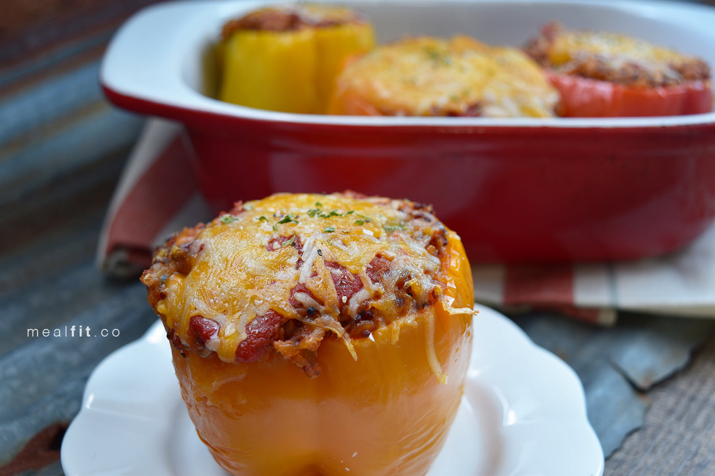 mealfit Italian stuffed peppers