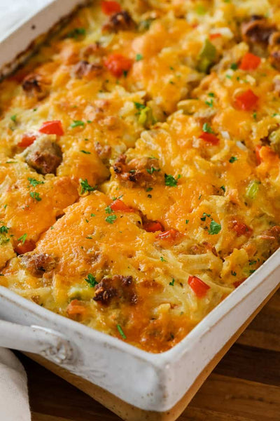 Crispy Hashbrown Breakfast Casserole