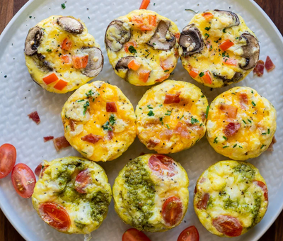 Healthy Breakfast Mini-Frittata Muffins