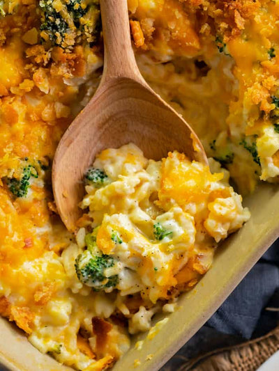 Cozy Weeknight Broccoli Cheddar Casserole