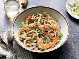 Lemon Shrimp and Leek Spaghetti