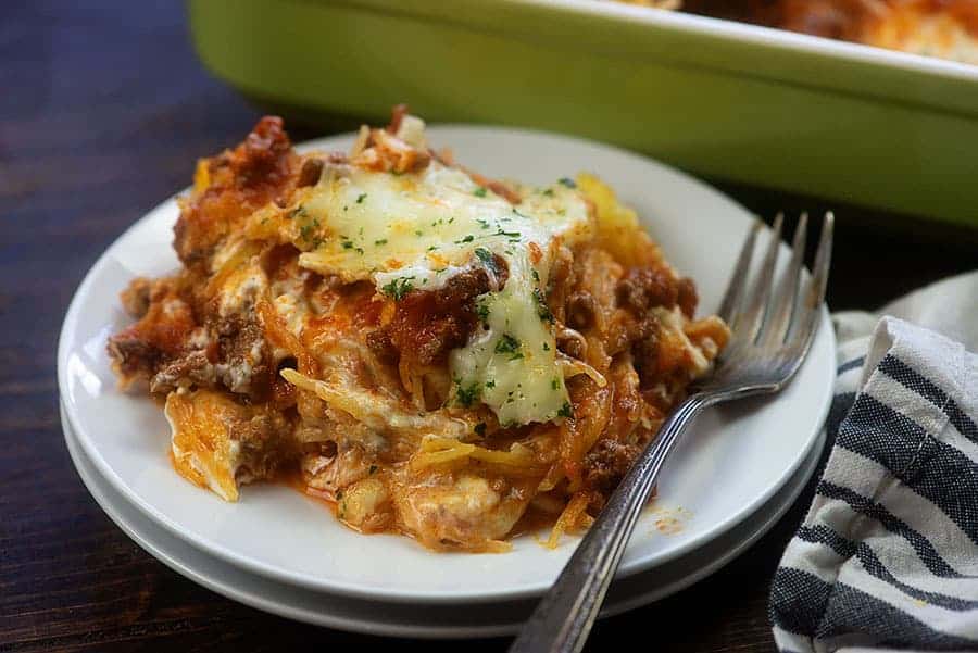 Gluten-Free Million Dollar Spaghetti Squash Dinner